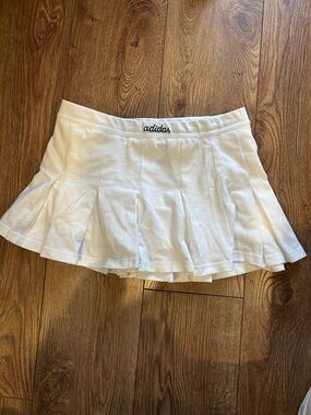 adidas White Women's Pleated Circle Skirt